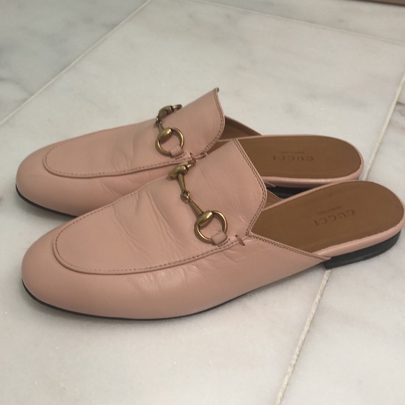 Authentic Gucci Blush Pink Princetown Loafers size 38 - Picture 3 of 9